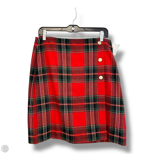 Skirt Midi By Talbots In Plaid Pattern, Size: 6