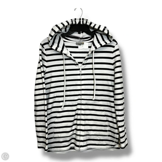 Top Long Sleeve By Talbots In Striped Pattern, Size: S