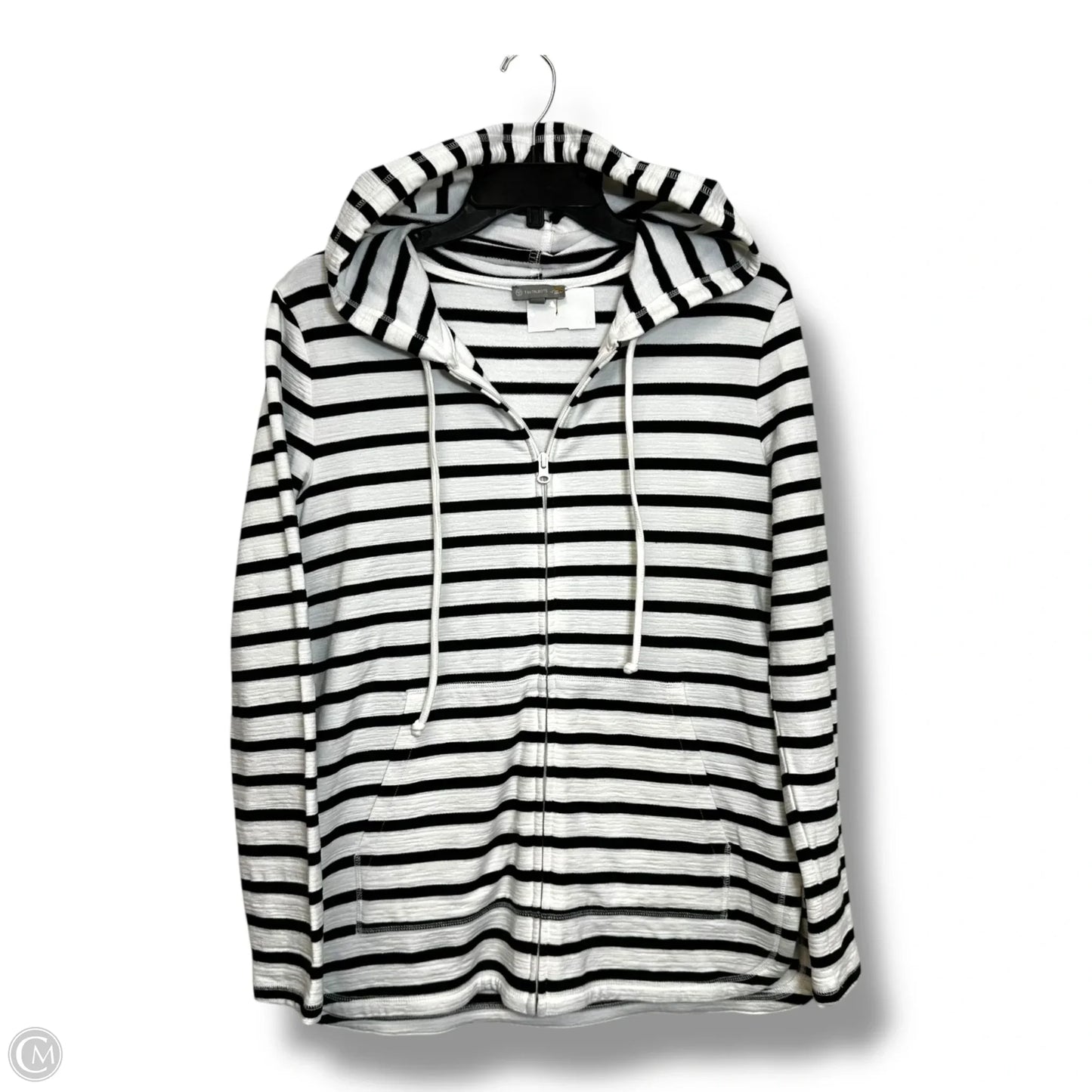 Top Long Sleeve By Talbots In Striped Pattern, Size: S