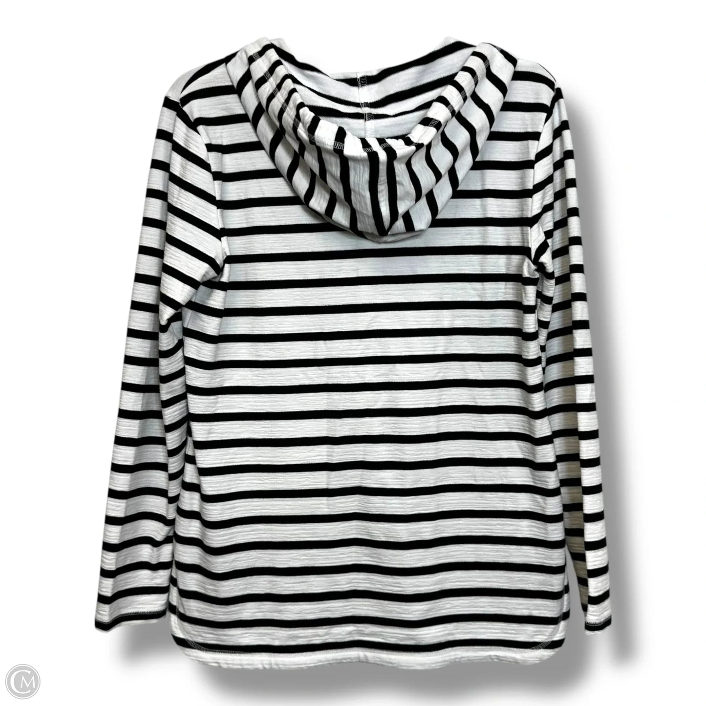 Top Long Sleeve By Talbots In Striped Pattern, Size: S