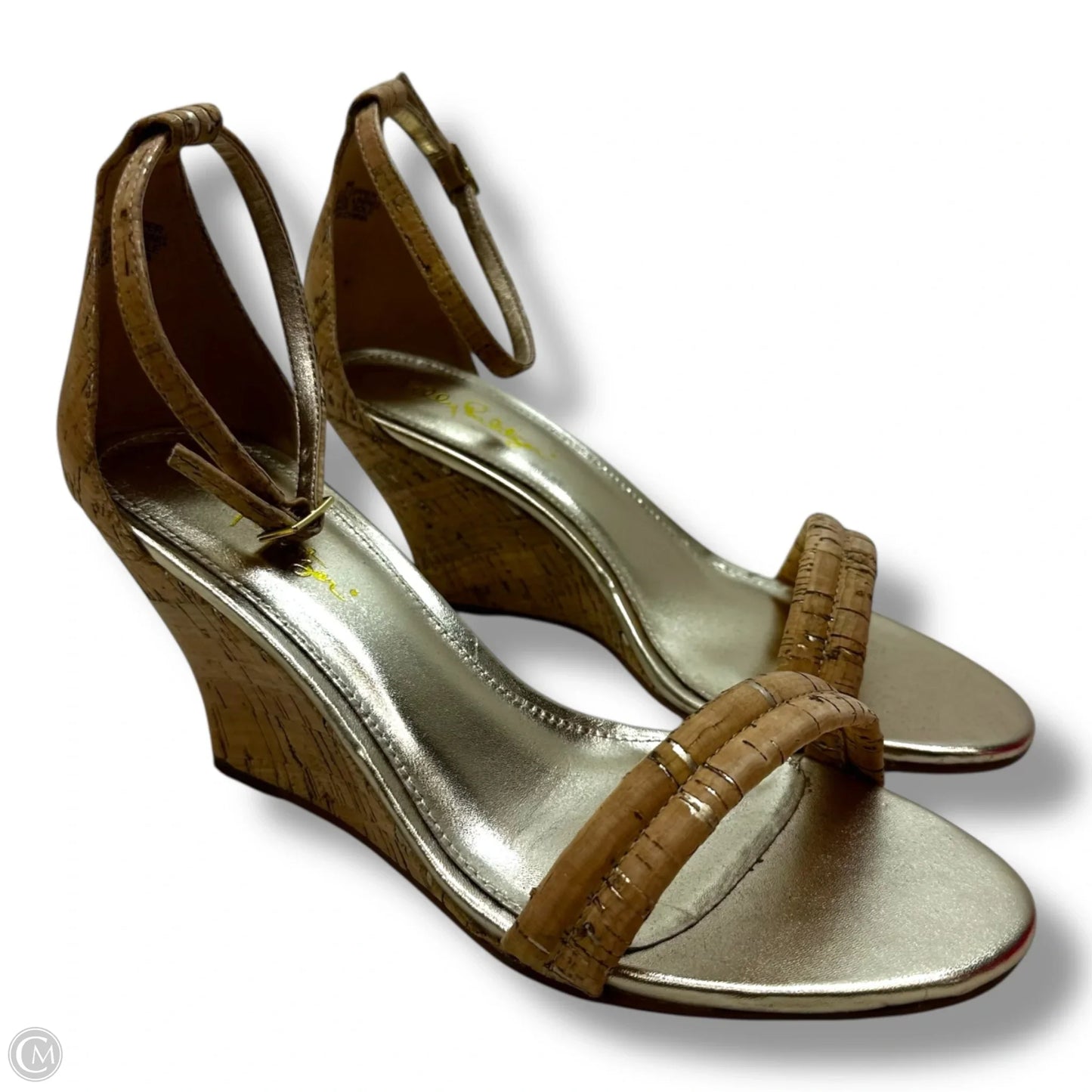 Sandals Designer By Lilly Pulitzer In Tan, Size: 8