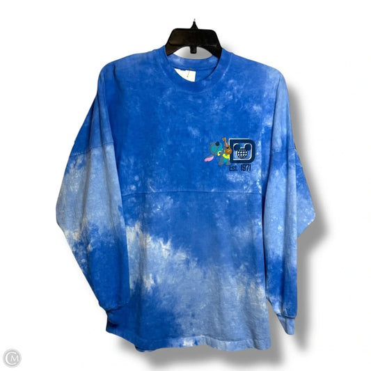 Walt Disney World - LILO & STITCH Top Long Sleeve Basic By Disney Store In Blue, Size: Xs