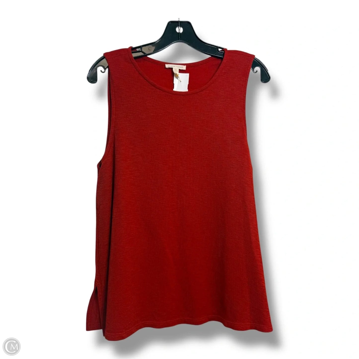 Top Sleeveless By Eileen Fisher In Red, Size: M
