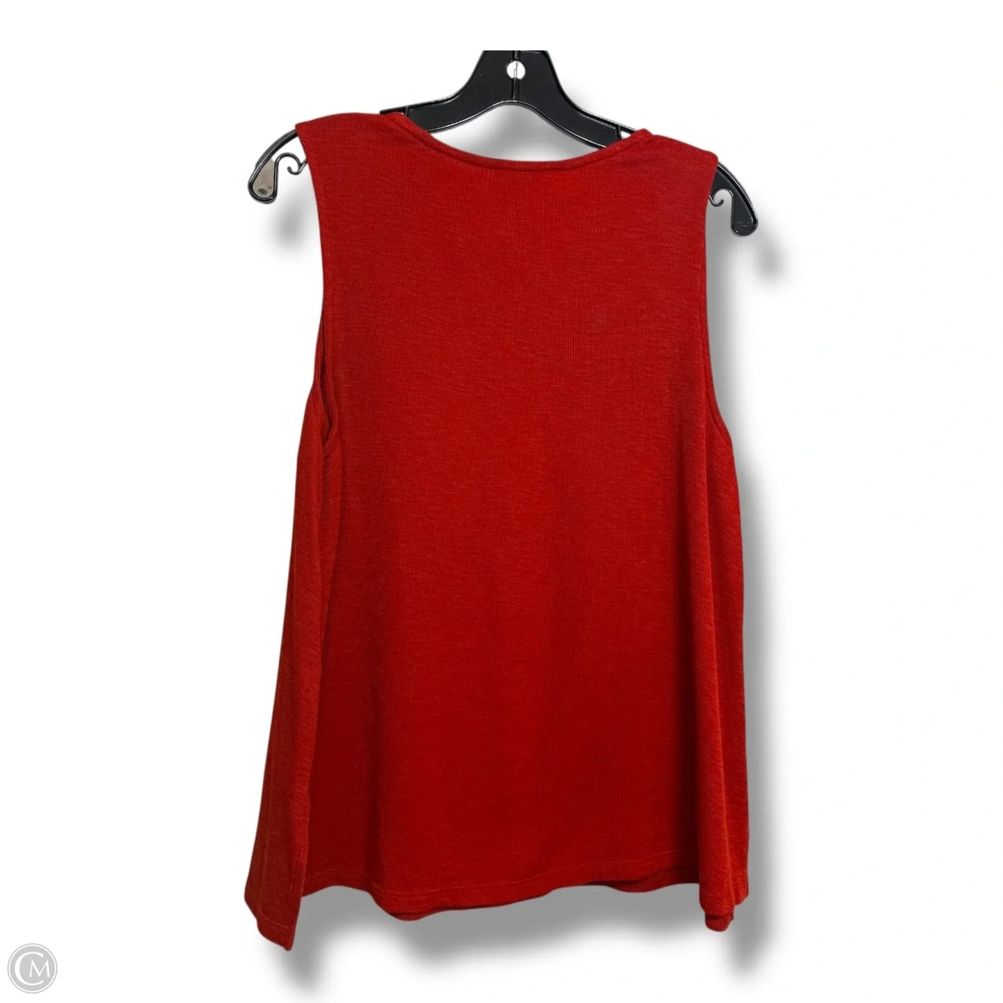 Top Sleeveless By Eileen Fisher In Red, Size: M