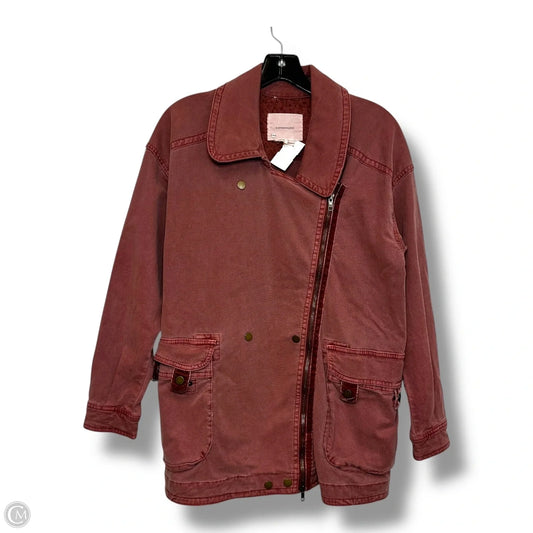 Jacket Denim By Anthropologie In Pink, Size: Xs