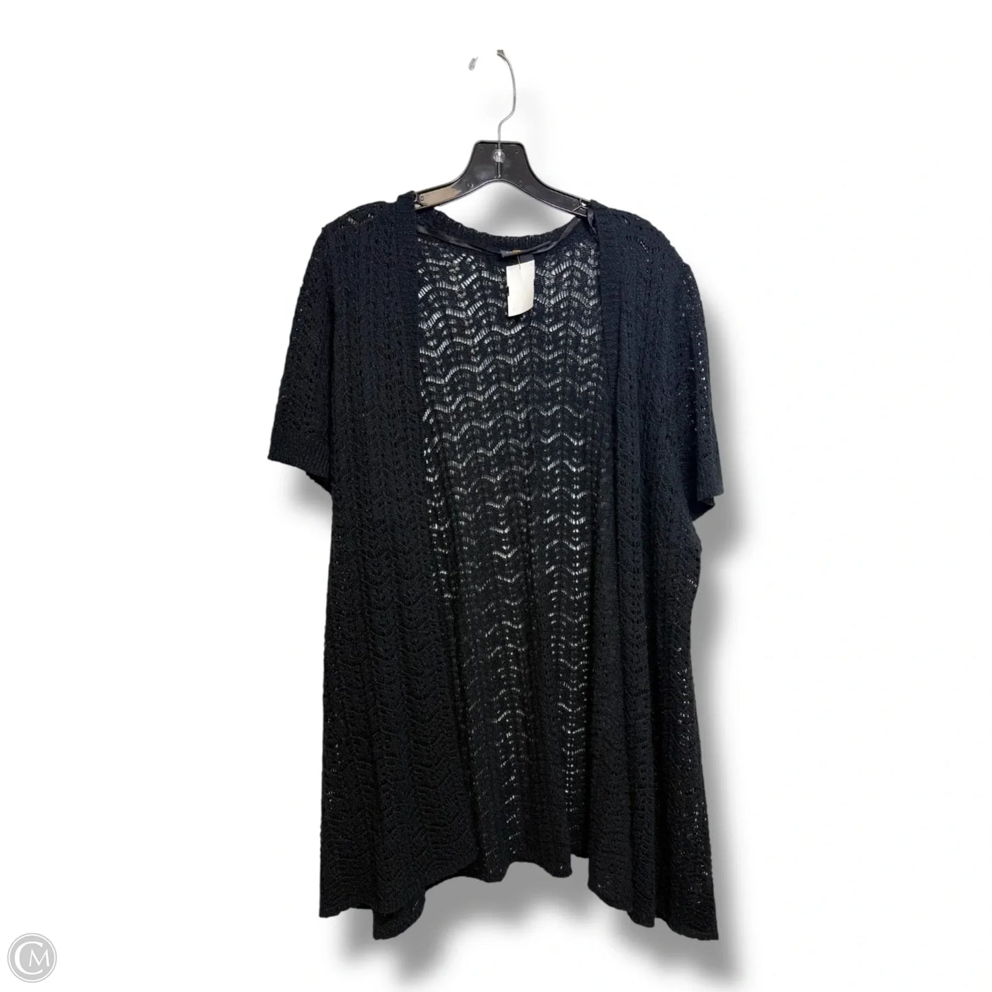 Cardigan By Lane Bryant In Black, Size: 22