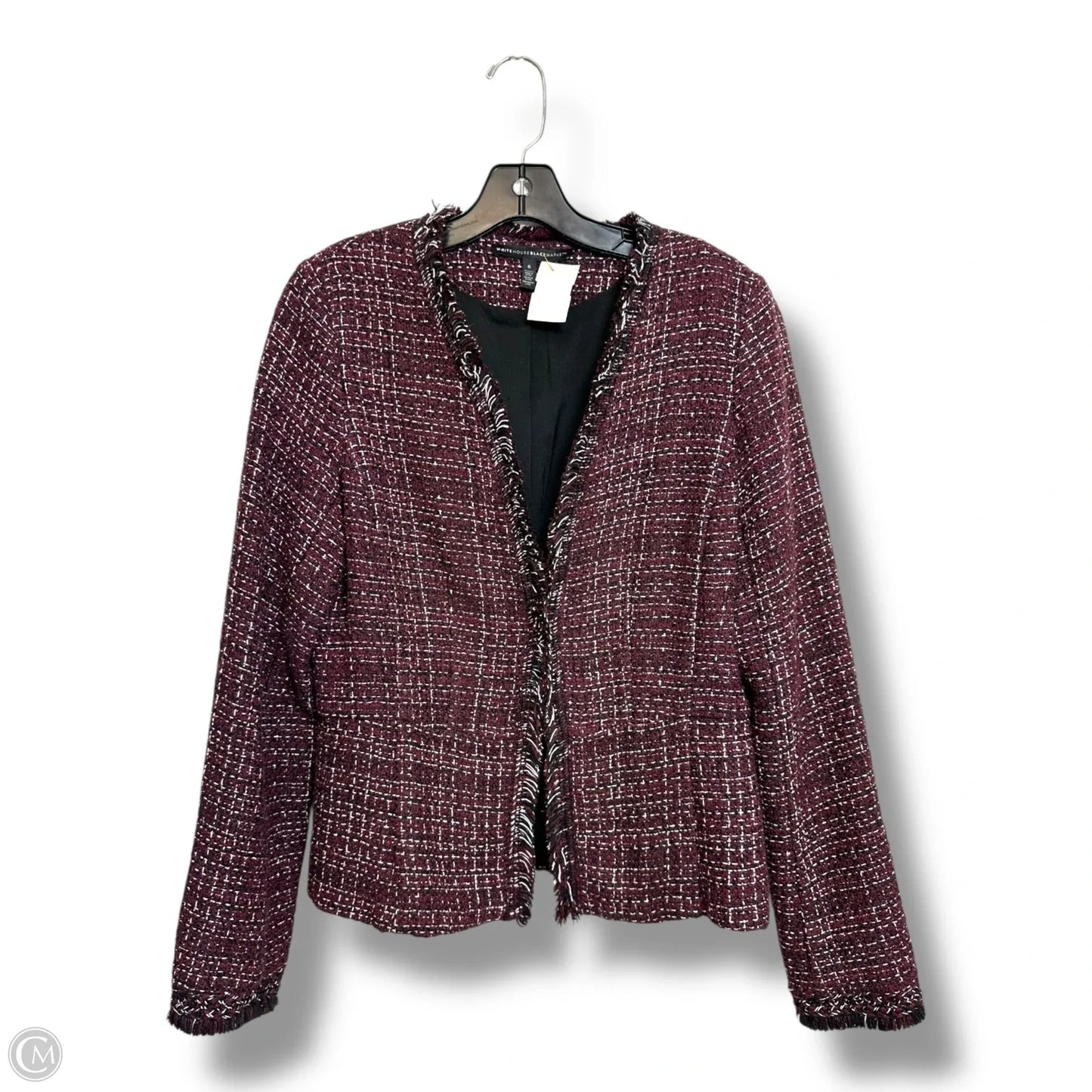 Blazer By White House Black Market In Maroon, Size: 6