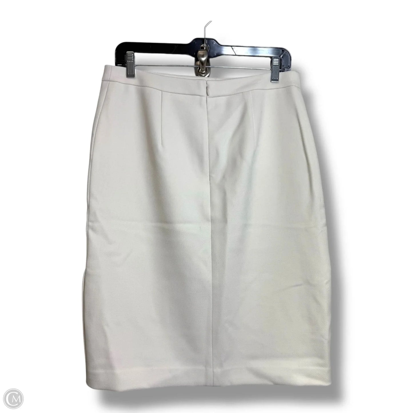 Skirt Midi By Ann Taylor In Cream, Size: 8