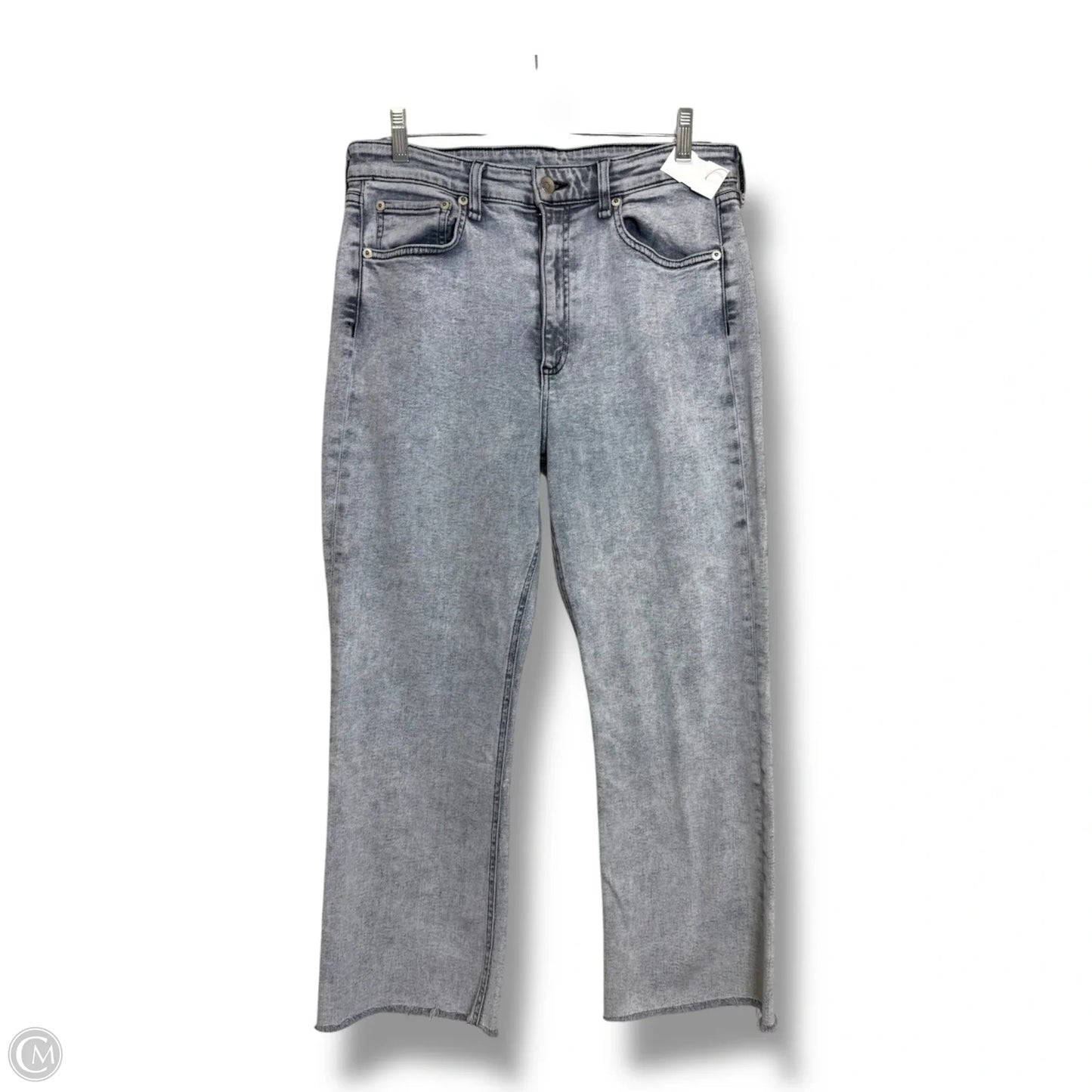 Jeans Wide Leg By Rag & Bones Jeans In Grey, Size: 10