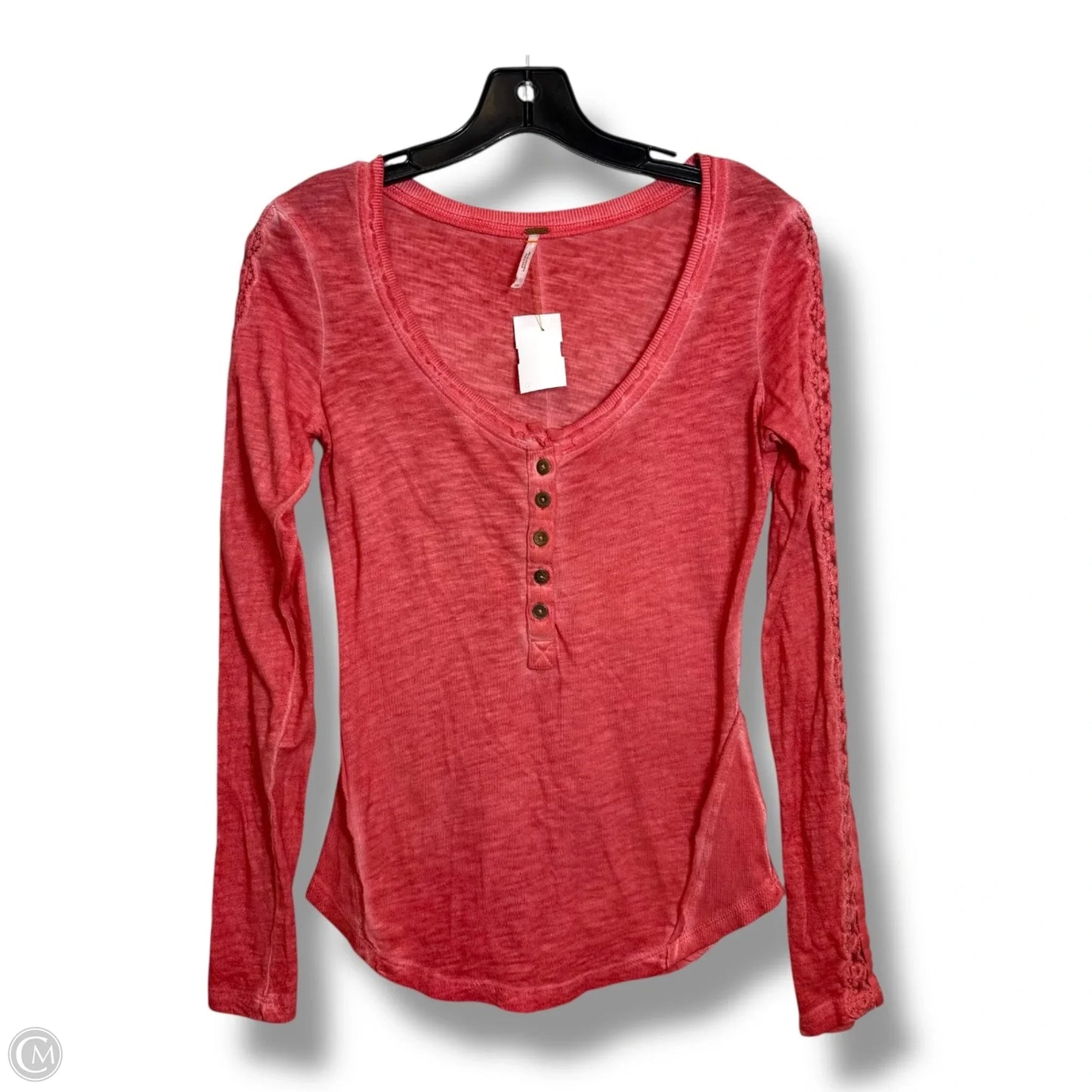 Top Long Sleeve Basic By Free People In Coral, Size: Xs