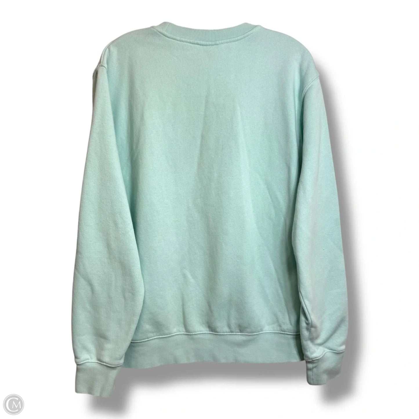 Sweatshirt Crewneck By Nike Apparel In Teal, Size: M