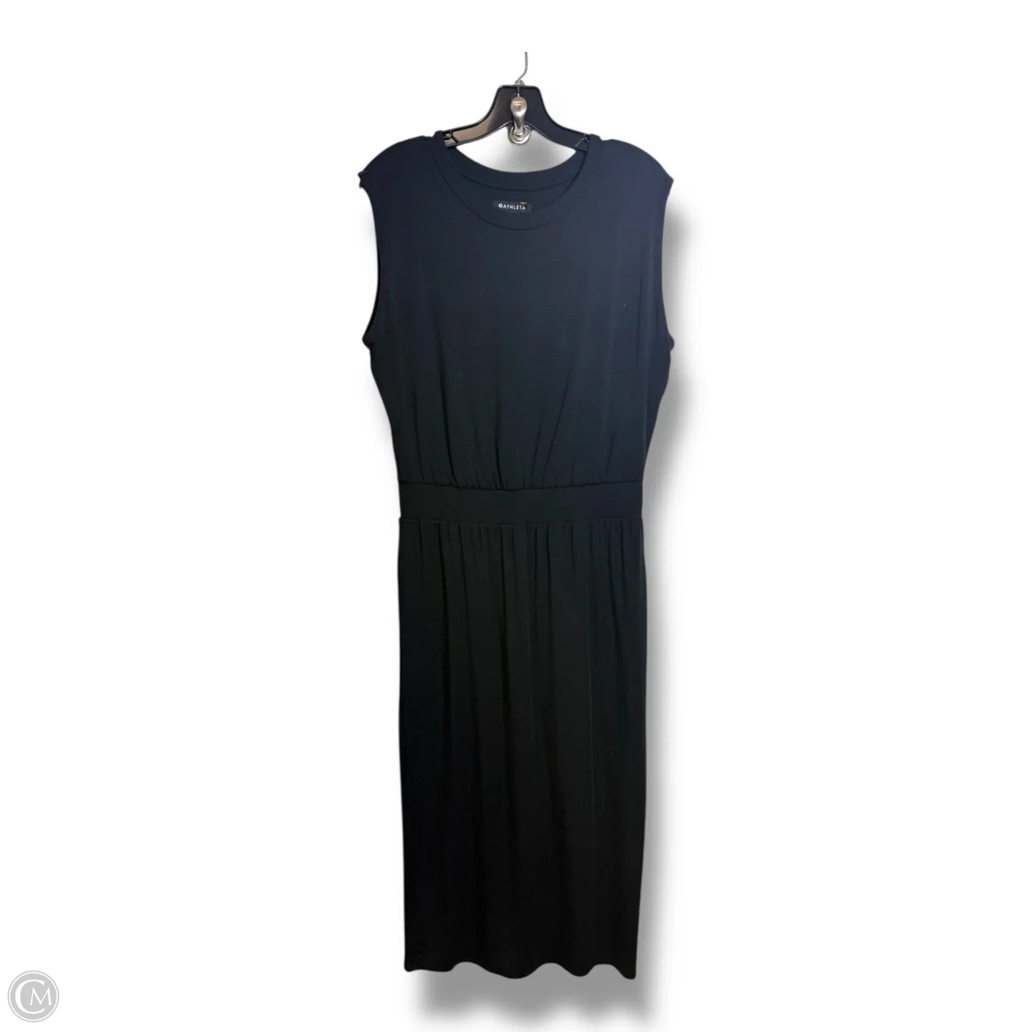 Dress Casual Midi By Athleta In Black, Size: M