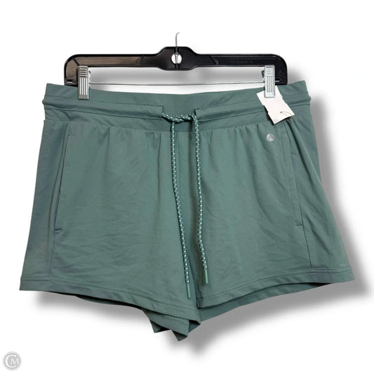Athletic Shorts By Apana In Green, Size: L