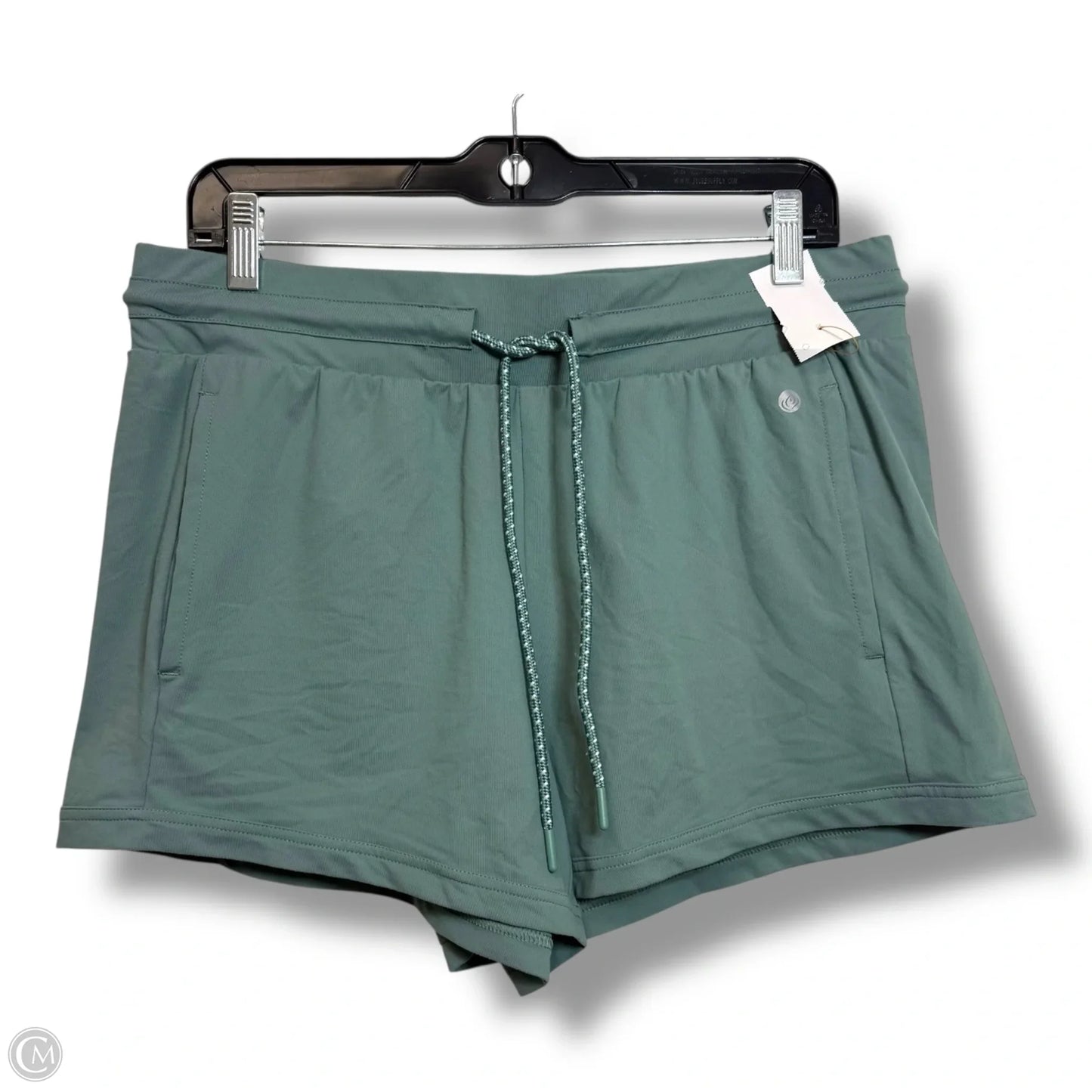 Athletic Shorts By Apana In Green, Size: L