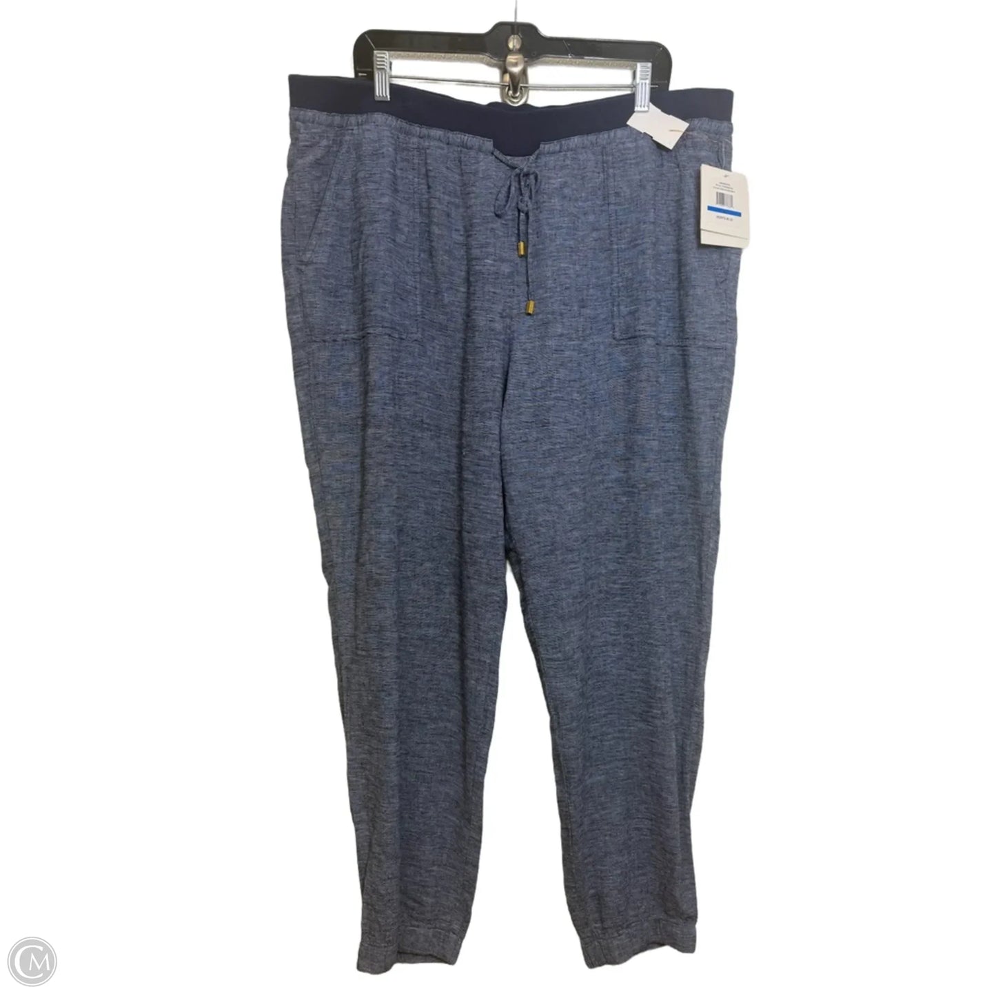 Pants Joggers By Ellen Tracy In Blue, Size: Xl