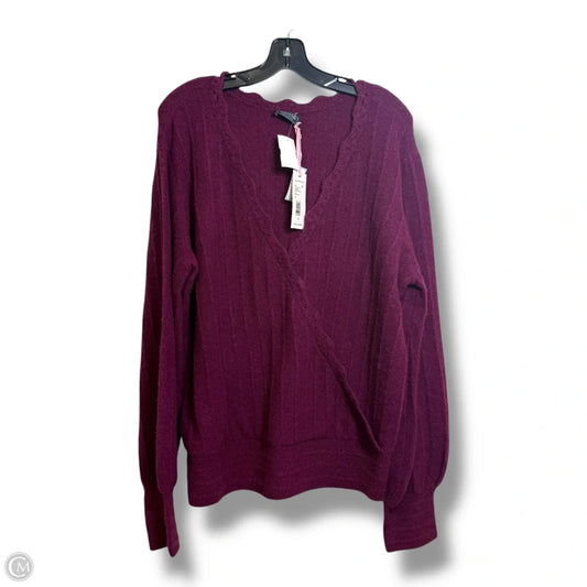 Sweater By Vineyard Vines In Maroon, Size: Xl
