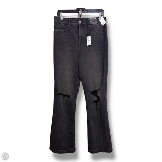 Jeans high rise 90s Boot Cut By Express In Black, Size: 8