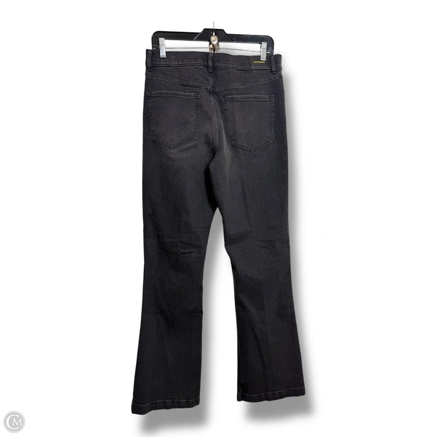 Jeans high rise 90s Boot Cut By Express In Black, Size: 8