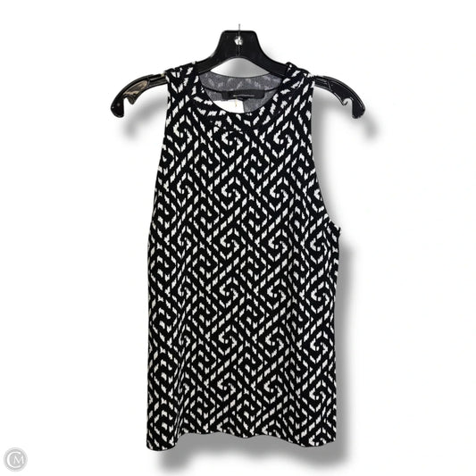 Top Sleeveless By White House Black Market In Black & White, Size: M