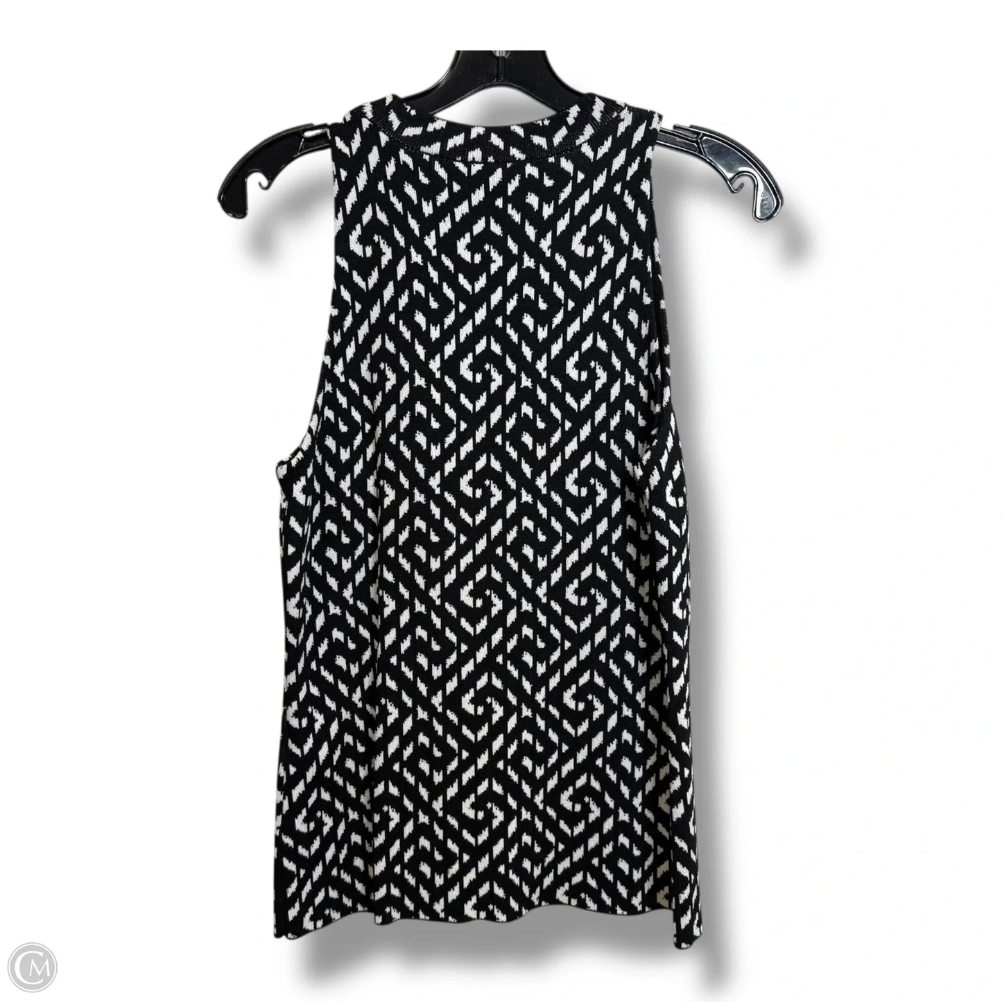Top Sleeveless By White House Black Market In Black & White, Size: M