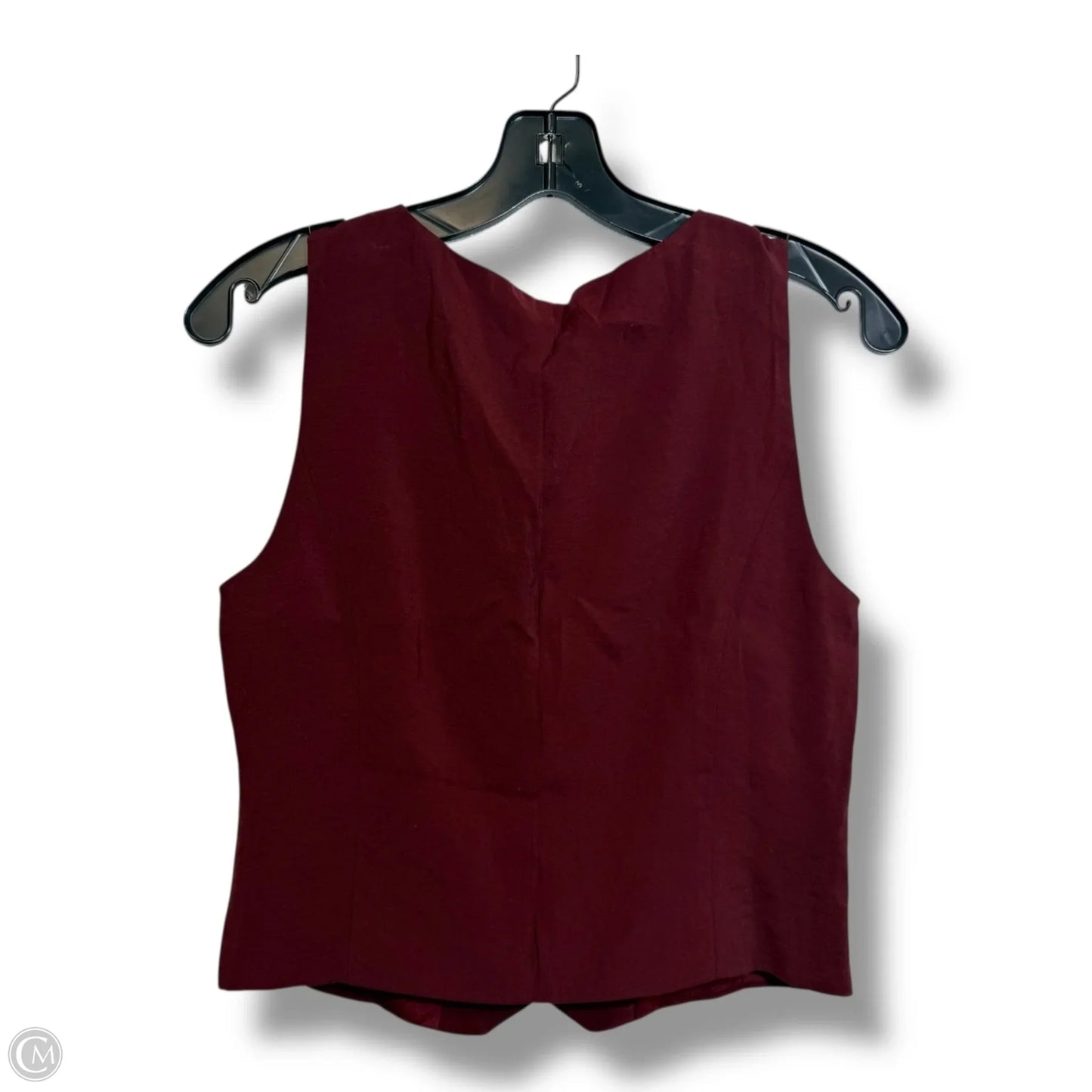 Vest Other By Madewell In Maroon, Size: 2