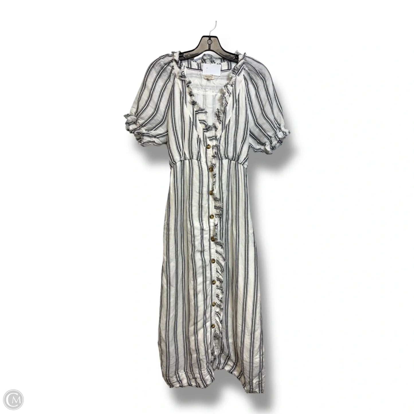 Dress Casual Midi By Pilcro In Striped Pattern, Size: 6