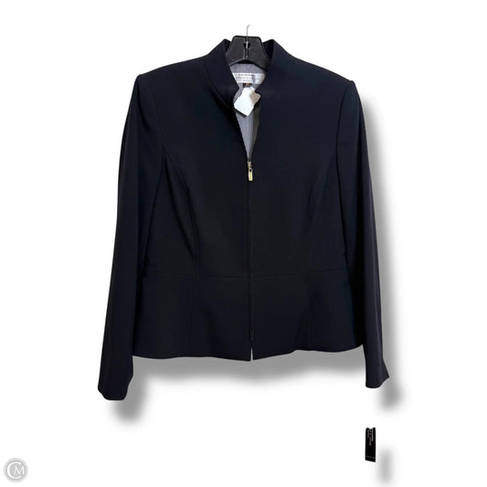 Blazer By Tahari By Arthur Levine In Navy, Size: 10p
