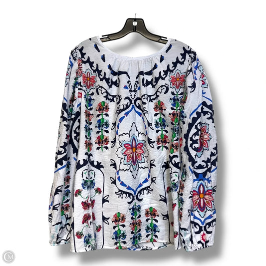 Top Long Sleeve By Lane Bryant In Floral Print, Size: 18