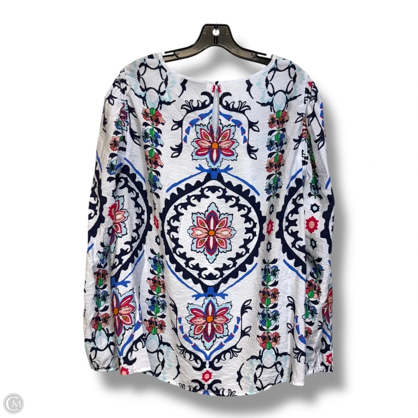 Top Long Sleeve By Lane Bryant In Floral Print, Size: 18