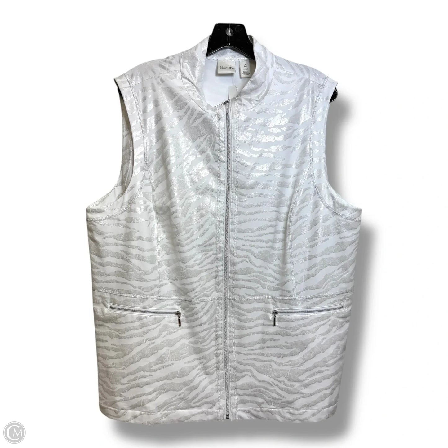 Vest Other By Chicos In Zebra Print, Size: 2x