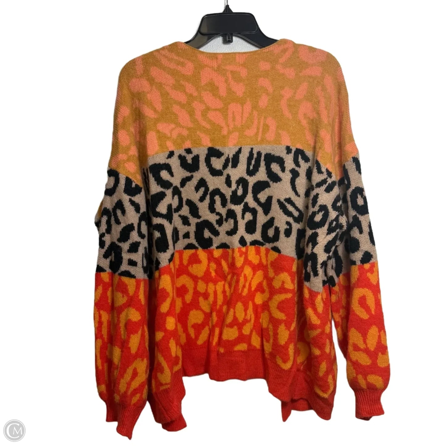 Cardigan By Bibi In Orange, Size: M