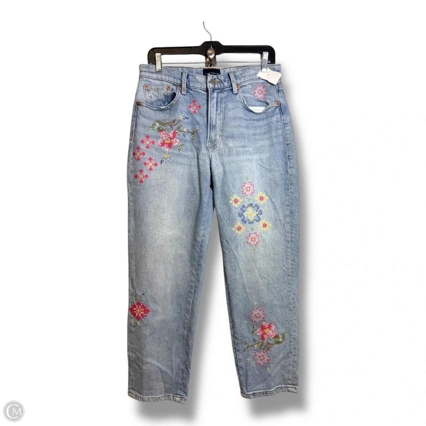 Jeans Boot Cut By Lucky Brand In Floral Print, Size: 6