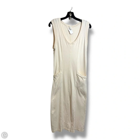 Dress Casual Midi By Daily Practice By Anthropologie In Cream, Size: Xxs