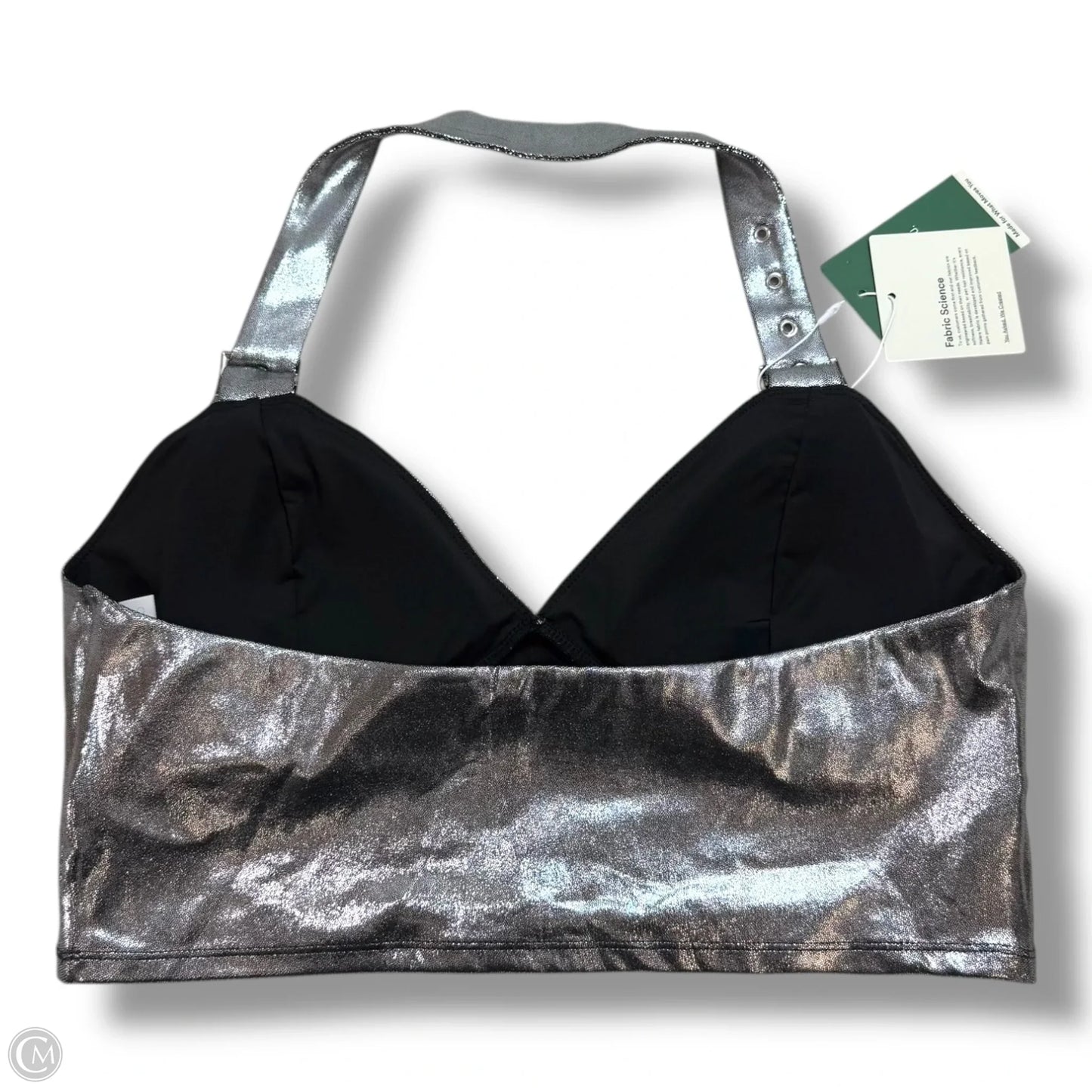 Athletic Bra By Halara In Silver, Size: L