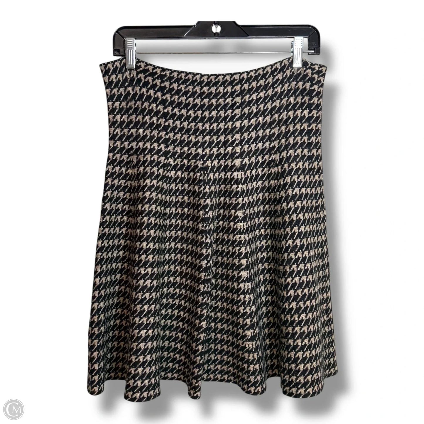 Skirt Mini & Short By Max Studio In Black & Gold, Size: L