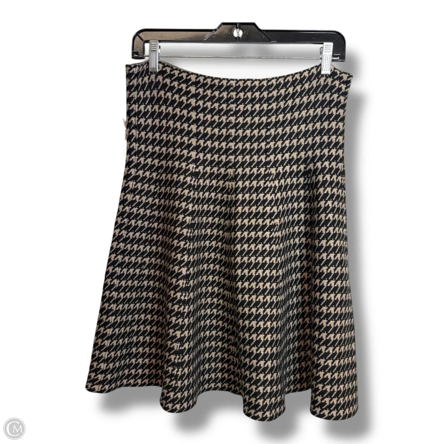 Skirt Mini & Short By Max Studio In Black & Gold, Size: L