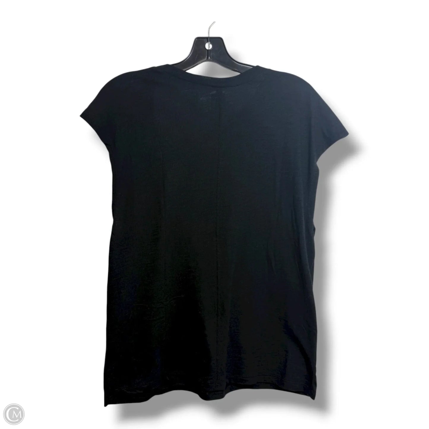 Top Sleeveless Basic By Gap In Black, Size: L