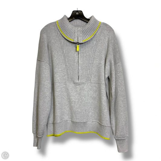 Sweater By Cynthia Rowley In Grey, Size: L