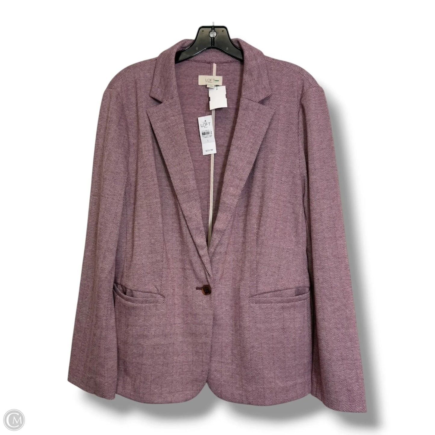 Blazer By Loft In Maroon, Size: L