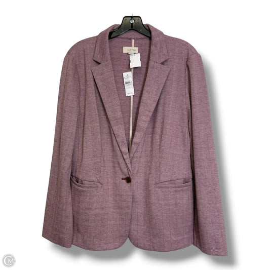 Blazer By Loft In Maroon, Size: L