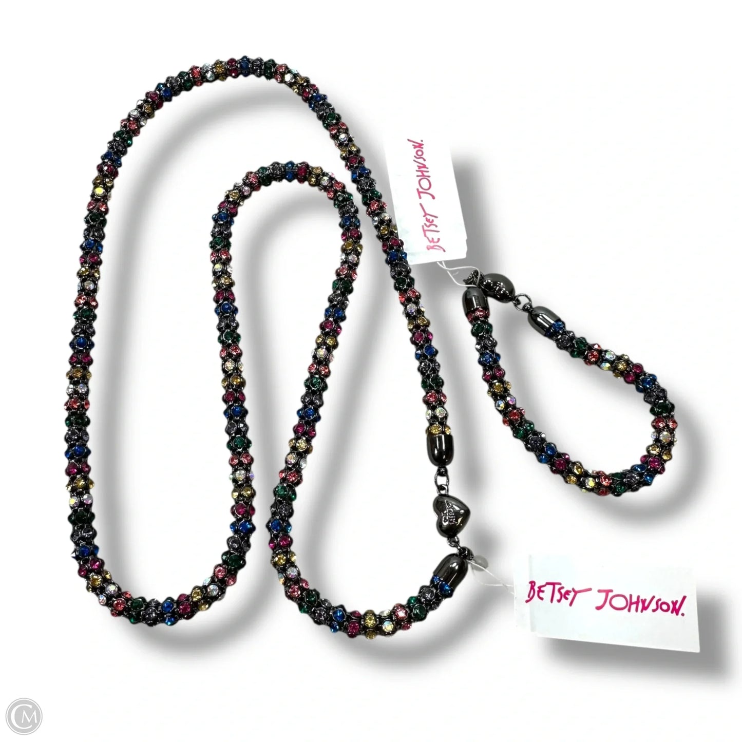 Necklace & bracelet Set By Betsey Johnson, Size: 02 Piece Set