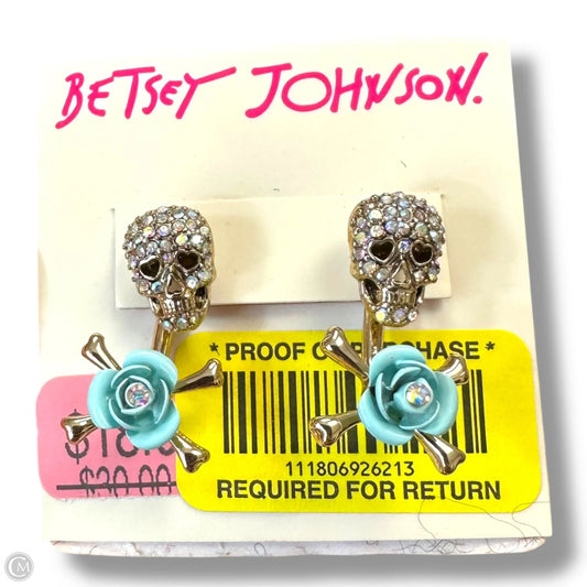 Skulls & roses Earrings Stud By Betsey Johnson