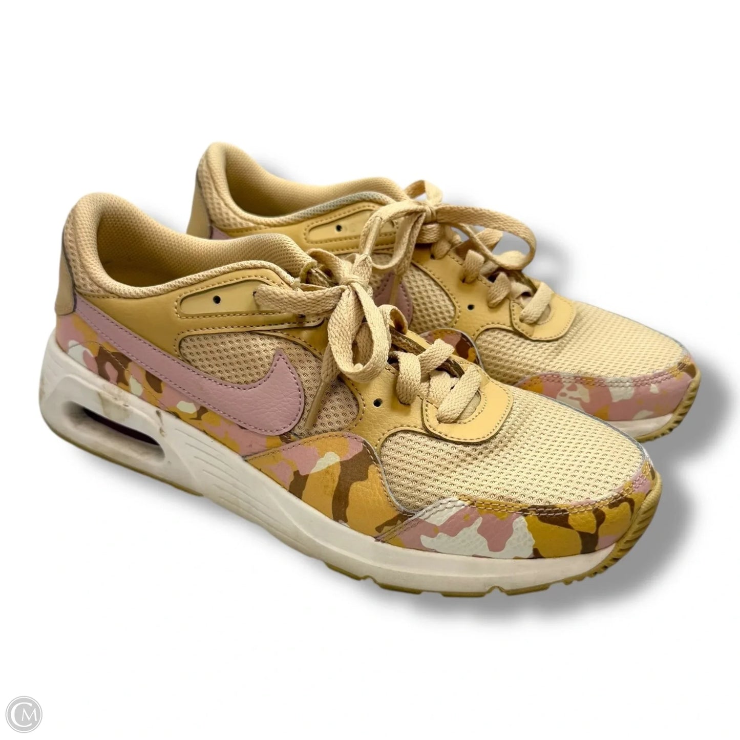 Shoes Sneakers By Nike Apparel In Tan, Size: 9.5