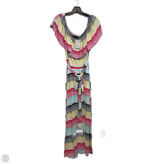 Dress Casual Midi By Lane Bryant In Striped Pattern, Size: 18