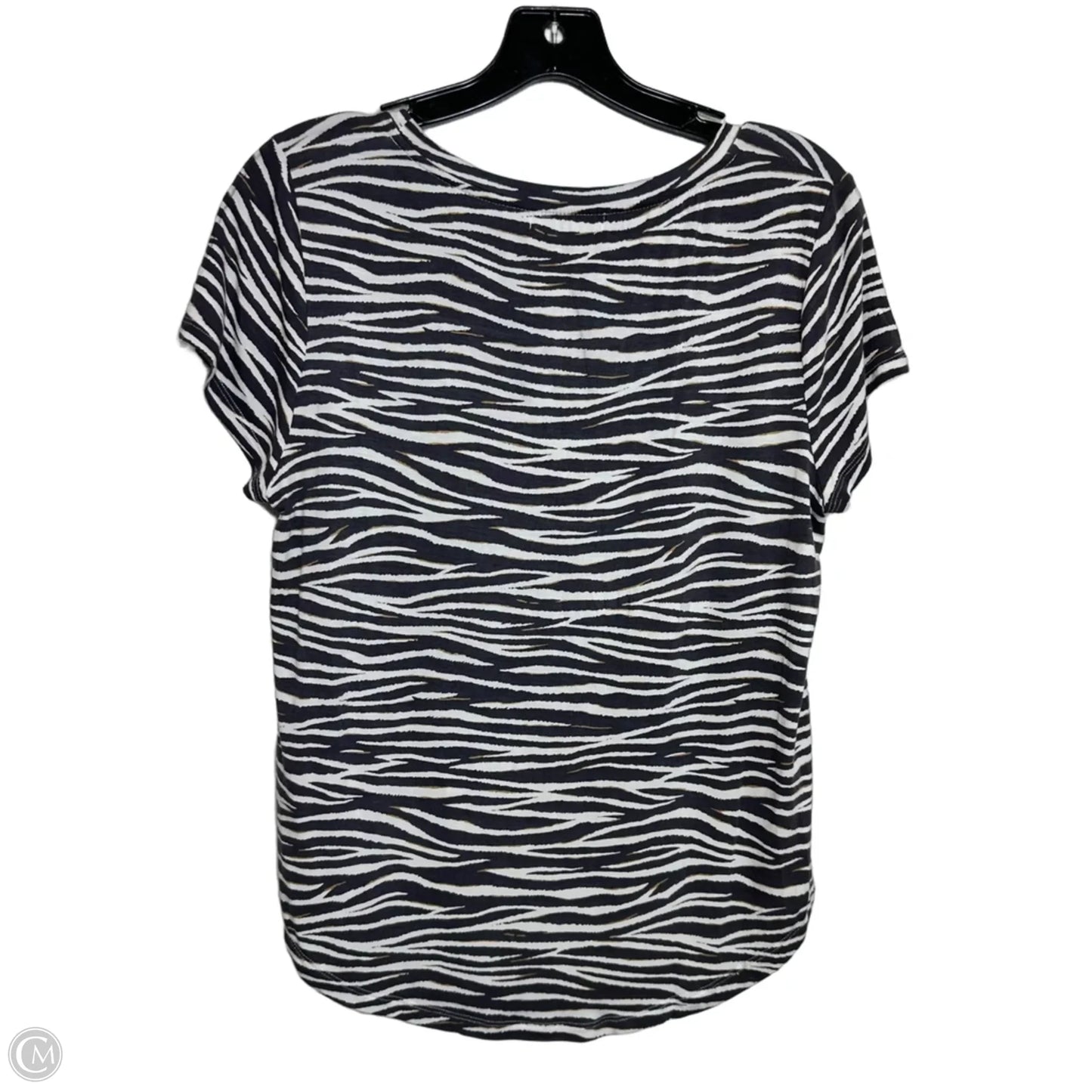 Top Sleeveless By Mustard Seed In Zebra Print, Size: M