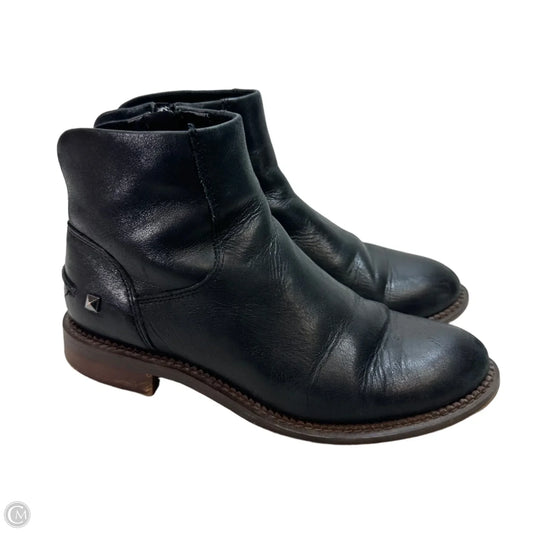 Boots Ankle Flats By Franco Sarto In Black, Size: 6.5