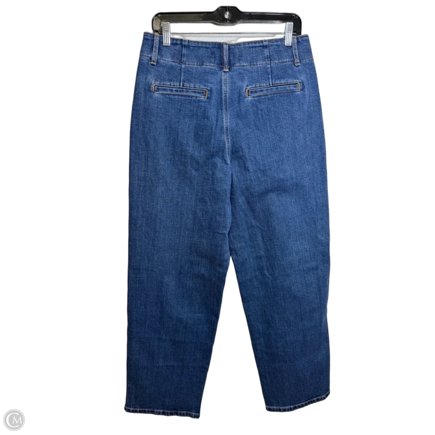 Jeans Wide Leg By Banana Republic In Blue Denim, Size: 8