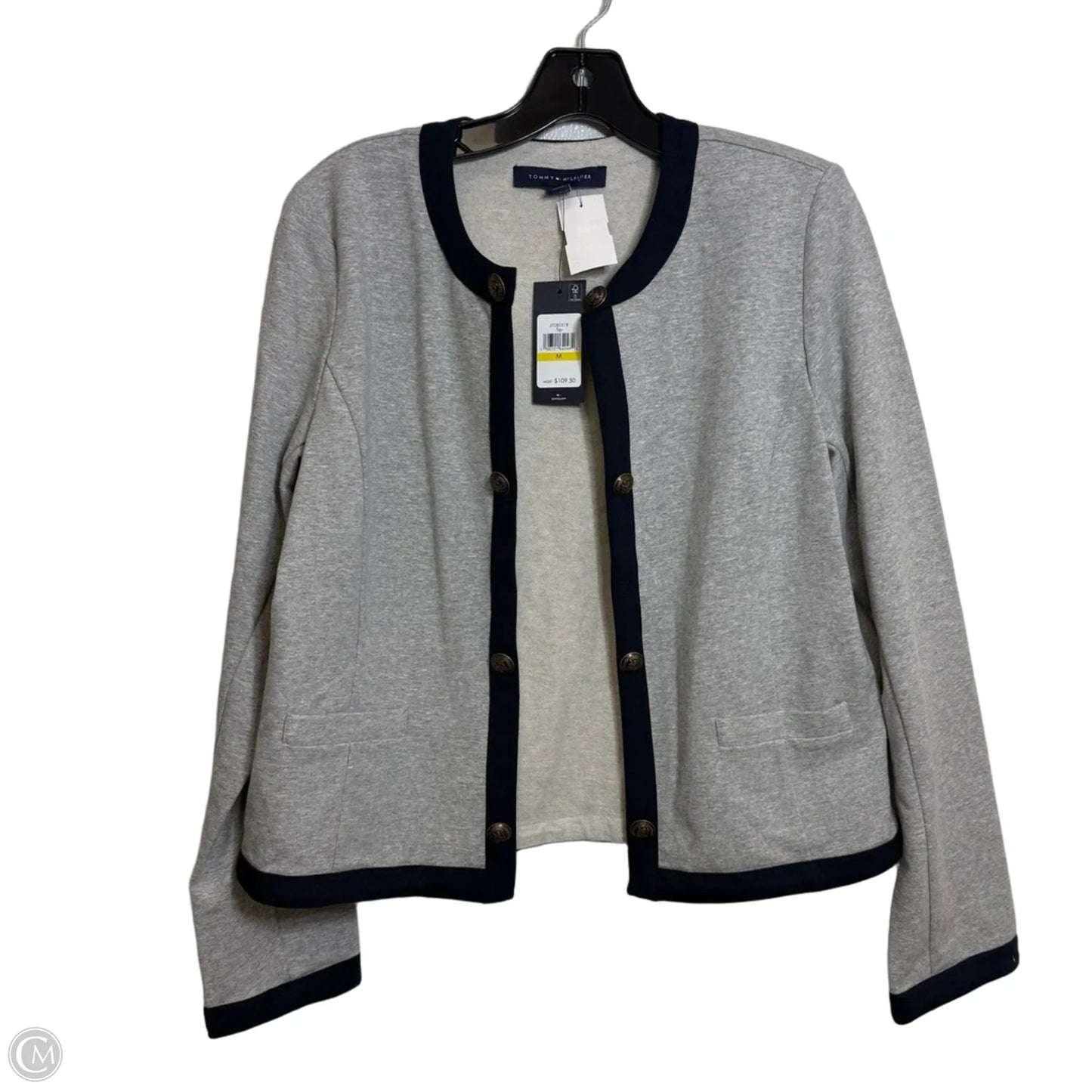 Blazer By Tommy Hilfiger In Grey, Size: M