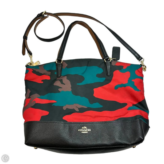 Handbag Designer By Coach, Size: Medium