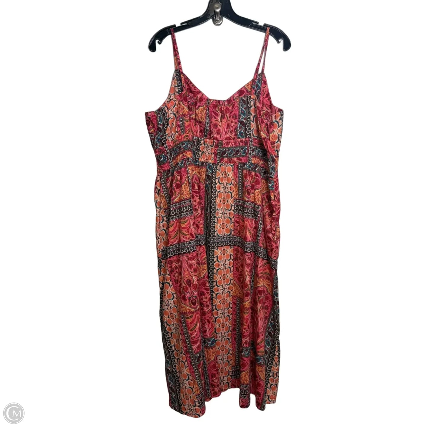Dress Casual Midi By Old Navy In Floral Print, Size: Xxl